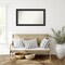 Corvino Black Non-Beveled Custom Framed Bathroom Vanity Wall Mirror